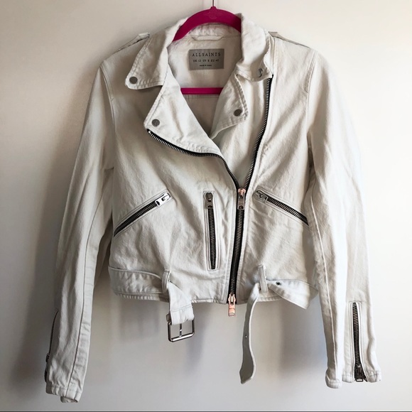 Allsaints Denim Balfern White Stone 